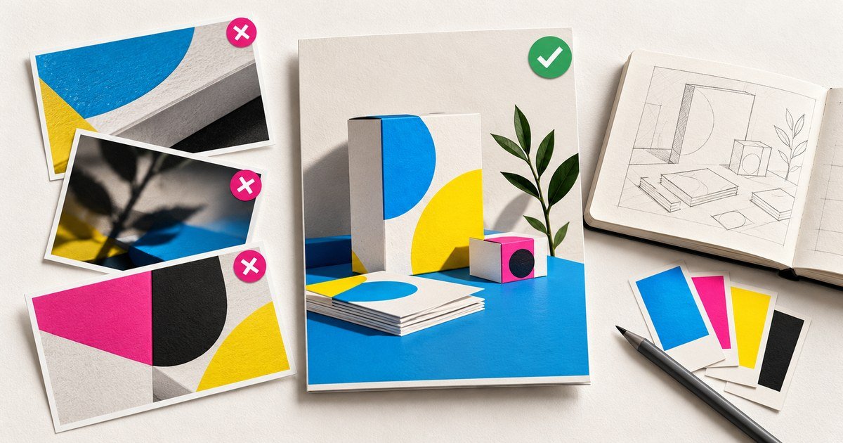 Image candidates are compared with a cover that represents the actual project.