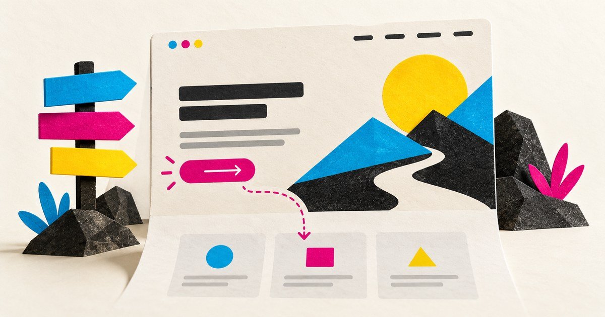A website hero directs attention to one prominent call-to-action.